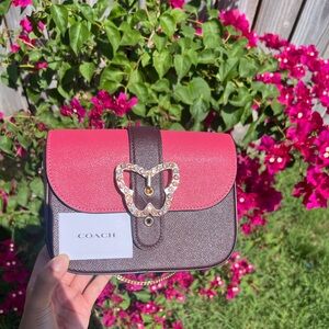 Coach Gemma Crossbody Bag In Colorblock With Butterfly Buckle